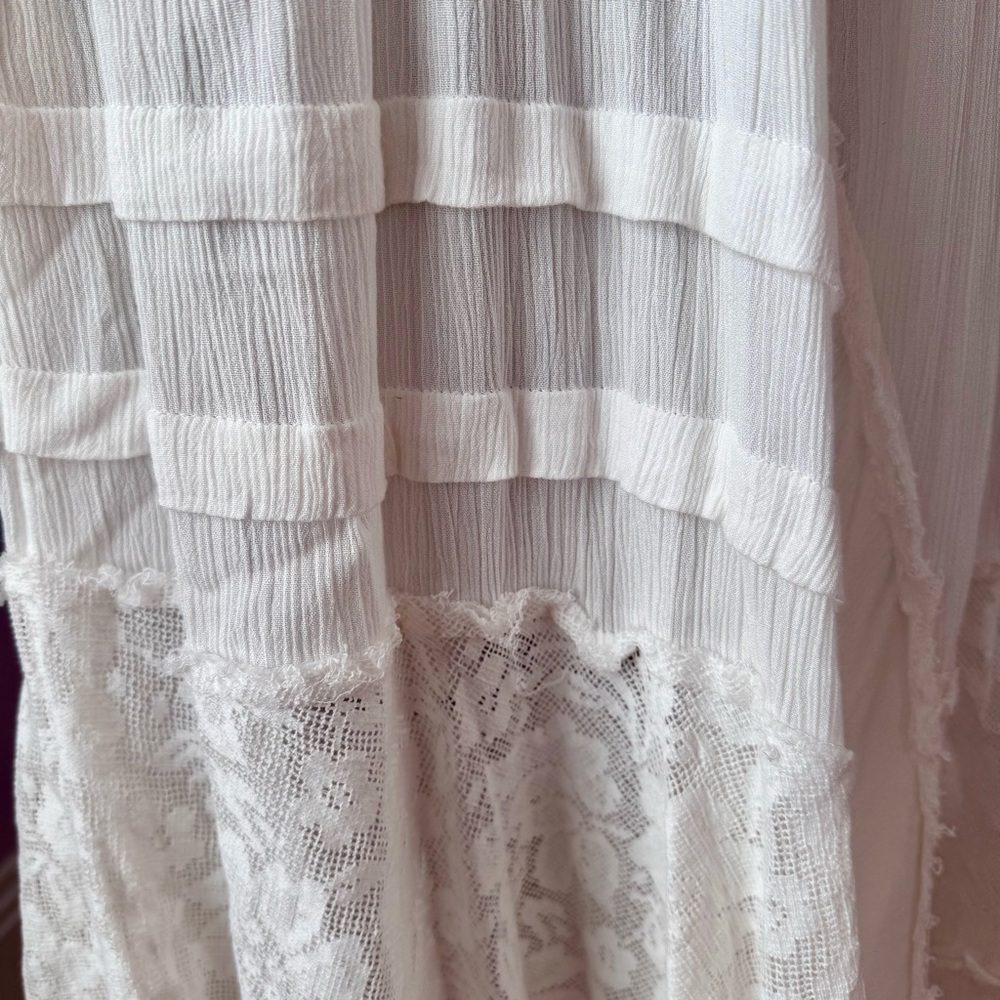 Free People Elegant White Maxi Dress - Picture 11 of 16